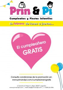 en febrero de lunes a jueves el cumpleañero gratis