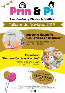 talleres infantiles navidad 2019