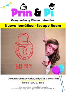 Nueva temática - Escape room