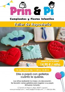 taller de repostería día del padre